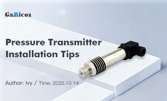 What should I pay attention to when installing a pressure transmitter?